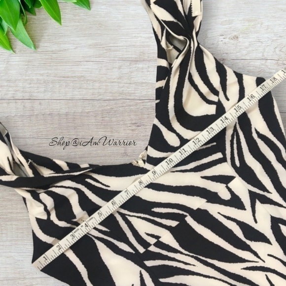 Calvin Klein NWT zebra print sleeveless dress *shop@iamwarrior - Picture 5 of 8